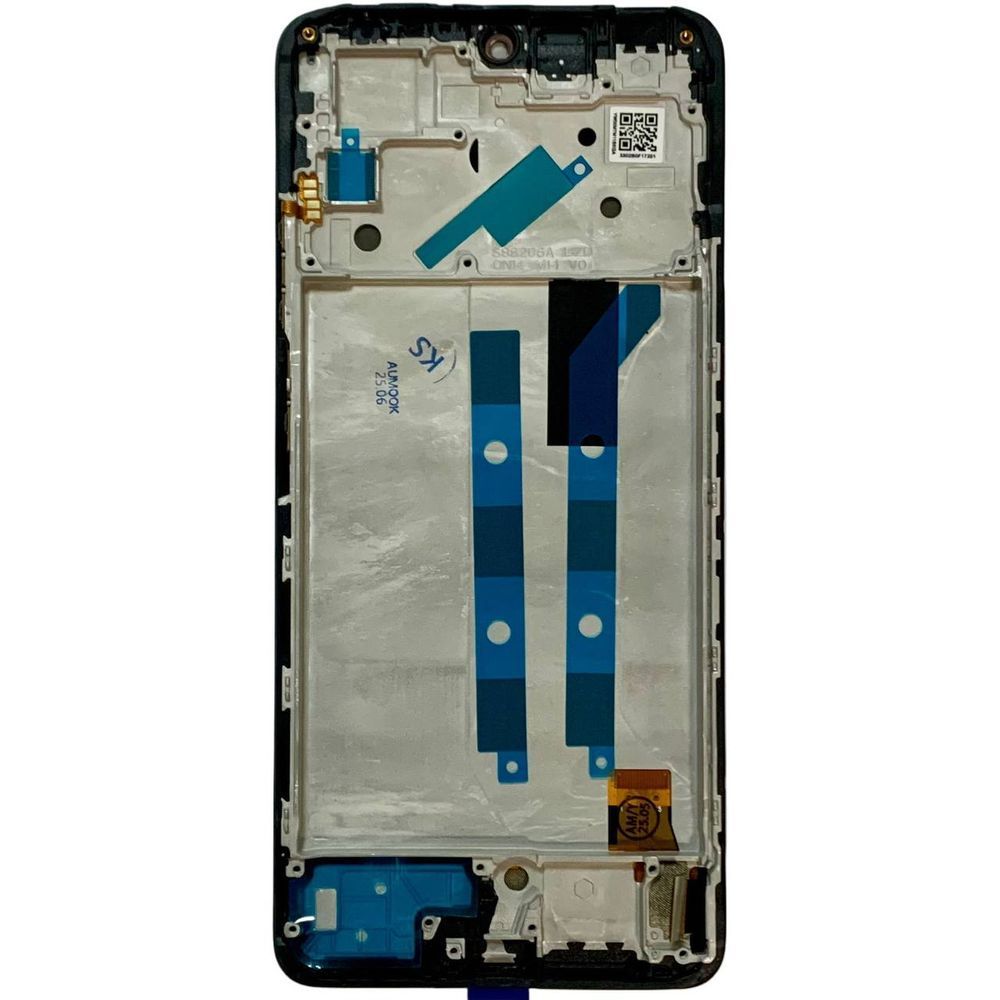 Дисплей для Xiaomi Redmi Note 12 Pro 4G (2209116AG, 2209116AG) з чорним тачскріном та корпусною рамкою, OLED 553727 фото
