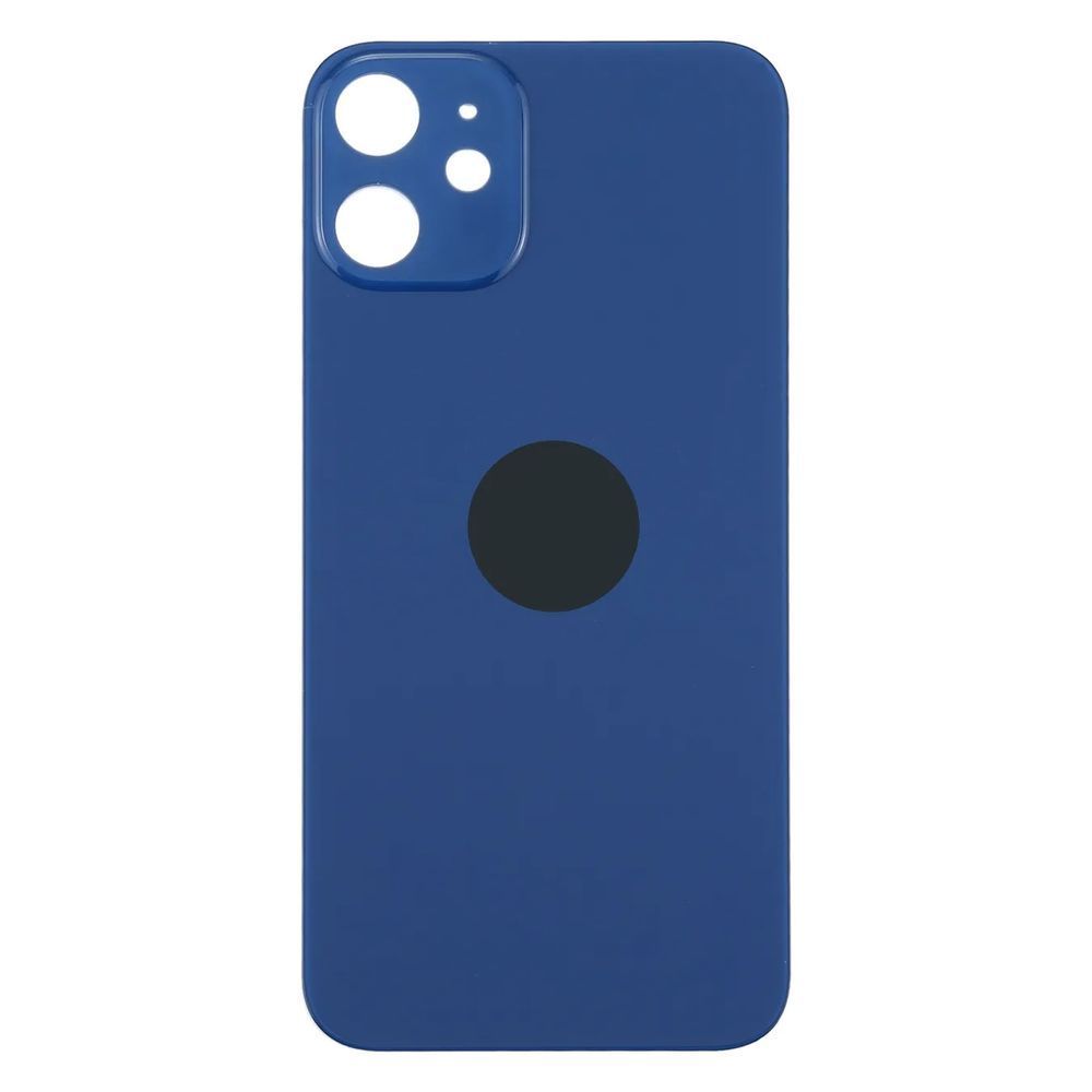 Задня кришка корпусу iPhone 12 Blue (великий виріз під камеру), Original (China) 1408670 фото