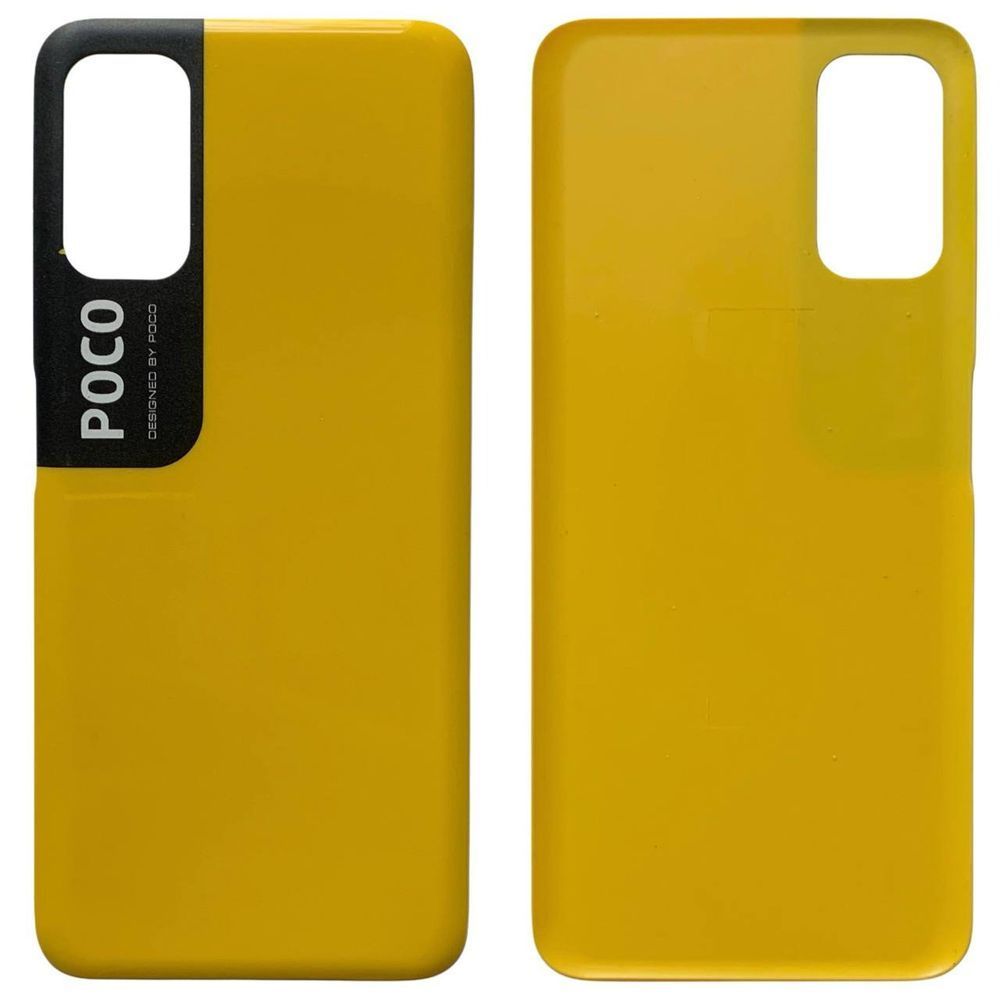 Задня кришка Xiaomi Poco M3 Pro | Poco M3 Pro 5G yellow (без скла камери) 0712334 фото