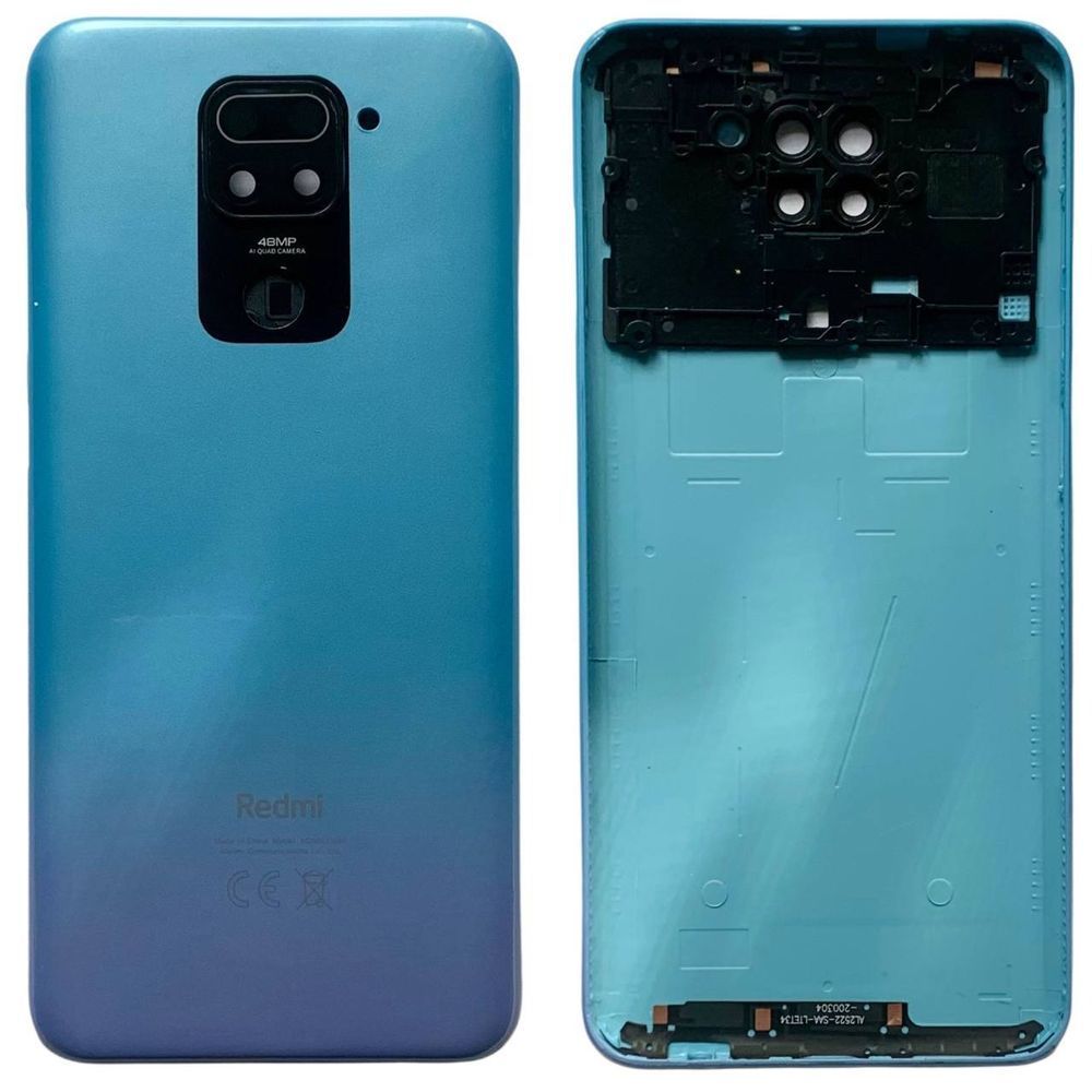 Задня кришка Xiaomi Redmi Note 9 white (зі склом камери) 0712288 фото