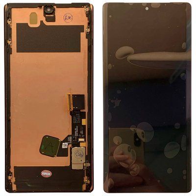 Дисплей для Google Pixel 6 Pro (GLUOG | G8VOU | GF5KQ) з чорним тачскріном Original Refurbished 1090061 фото