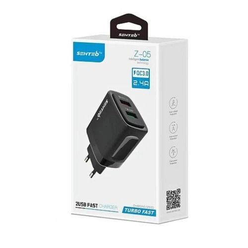 МЗП 2Port SENTEO Z-05 2USB 2.4A  10038877 фото