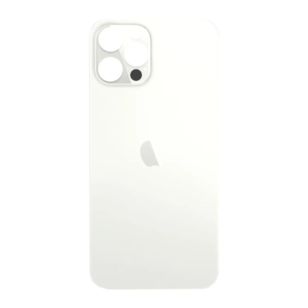 Задня кришка корпусу iPhone 12 Pro Max White (великий виріз під камеру), Original (China) 519542 фото