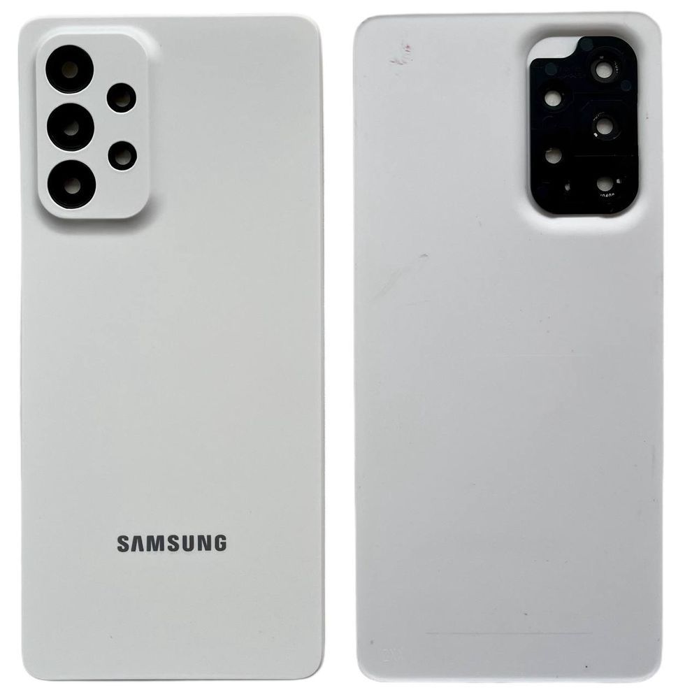 Задня кришка Samsung A536 Galaxy A53 (5G) 2022 white (зі склом камери)  6039 фото