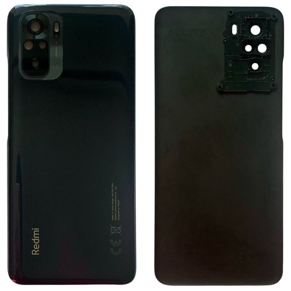 Задня кришка Xiaomi Redmi Note 10 4G gray (з склом камери) 0712365 фото