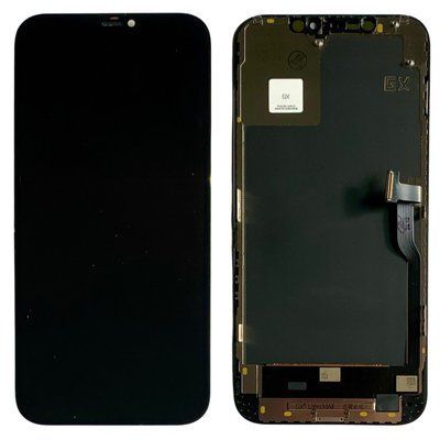 Дисплей для iPhone 12 Pro Max з чорним тачскріном, GX OLED HARD 732526_2 фото