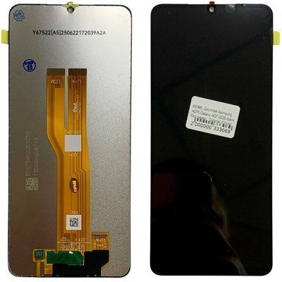 Дисплей для Samsung A075 Galaxy A07 2025 з чорним тачскріном, Original (China) 83385 фото