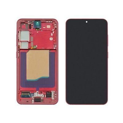 Дисплей для Samsung S931 Galaxy S25 (5G) (2025) з чорним тачскрином та червоною корпусною рамкою GH82-36329G Original 49772 фото