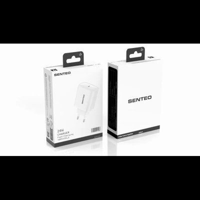 МЗП 1Port SENTEO T-01 version2 USB-C PD 20W (CE Сертификат) 40551 фото