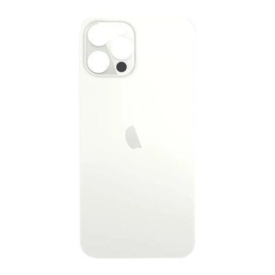 Задня кришка корпусу iPhone 12 Pro Max White (великий виріз під камеру), Original (China) 519542 фото