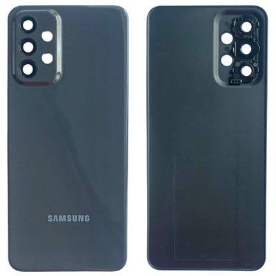 Задня кришка Samsung A235 Galaxy A23 2022 black (зі склом камери) 6037 фото