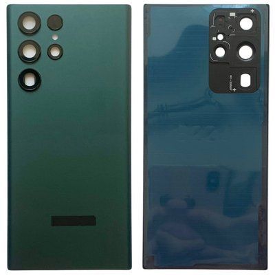 Задня кришка Samsung S908 Galaxy S22 Ultra 5G green (зі склом камери) 1071200320 фото