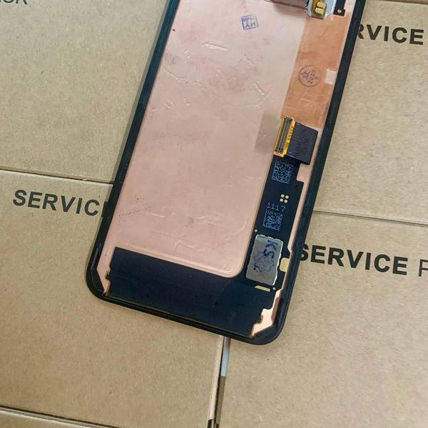 Дисплей для Google Pixel 5 з чорним тачскріном, Original Refurbished 109004 фото