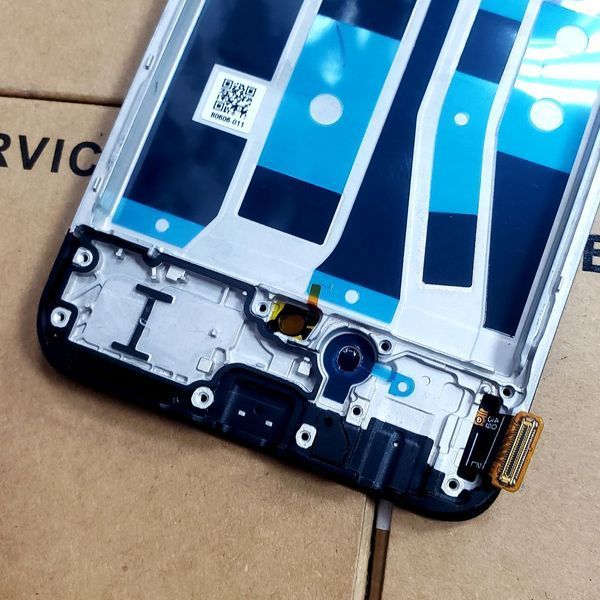 Дисплей для OPPO A78 4G з чорним тачскріном та корпусною рамкою, OLED 8500924 фото