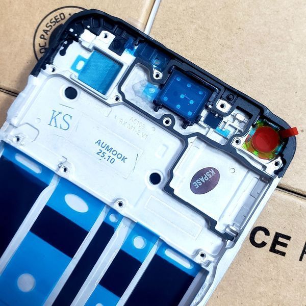 Дисплей для OPPO A78 4G з чорним тачскріном та корпусною рамкою, OLED 8500924 фото