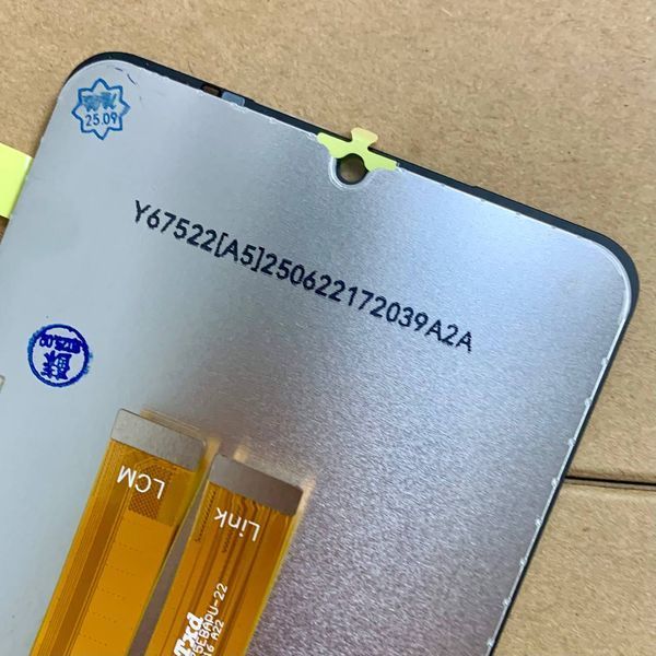 Дисплей для Samsung A075 Galaxy A07 2025 з чорним тачскріном, Original (China) 83385 фото