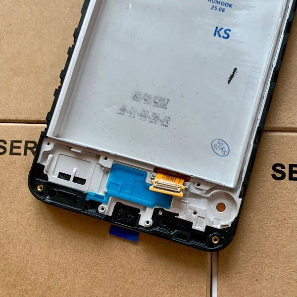 Дисплей для Samsung A165 Galaxy A16 2024 з чорним тачскріном та корпусною рамкою, AMOLED 83325 фото