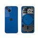 Корпус для iPhone 13 Mini Blue в зборі з тримачем SIM та кнопками, EU 1408552 фото