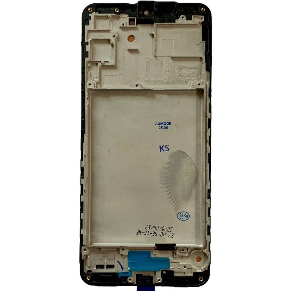 Дисплей для Samsung A166 Galaxy A16 5G 2024 з чорним тачскріном та корпусною рамкою, AMOLED 83367 фото