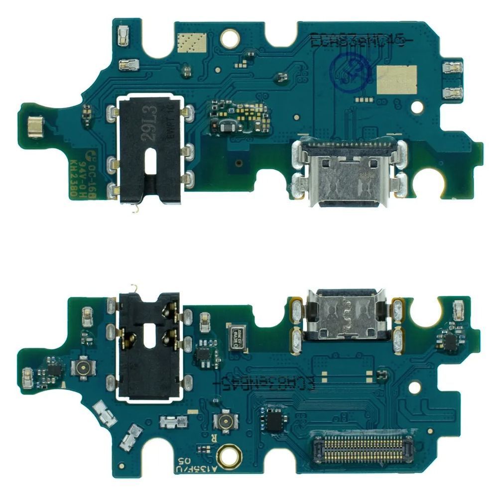 Роз'єм зарядки для Samsung A135F Galaxy A13 | Samsung A137 Galaxy A13 на платі з мікрофоном та компонентами, Original 062193 фото