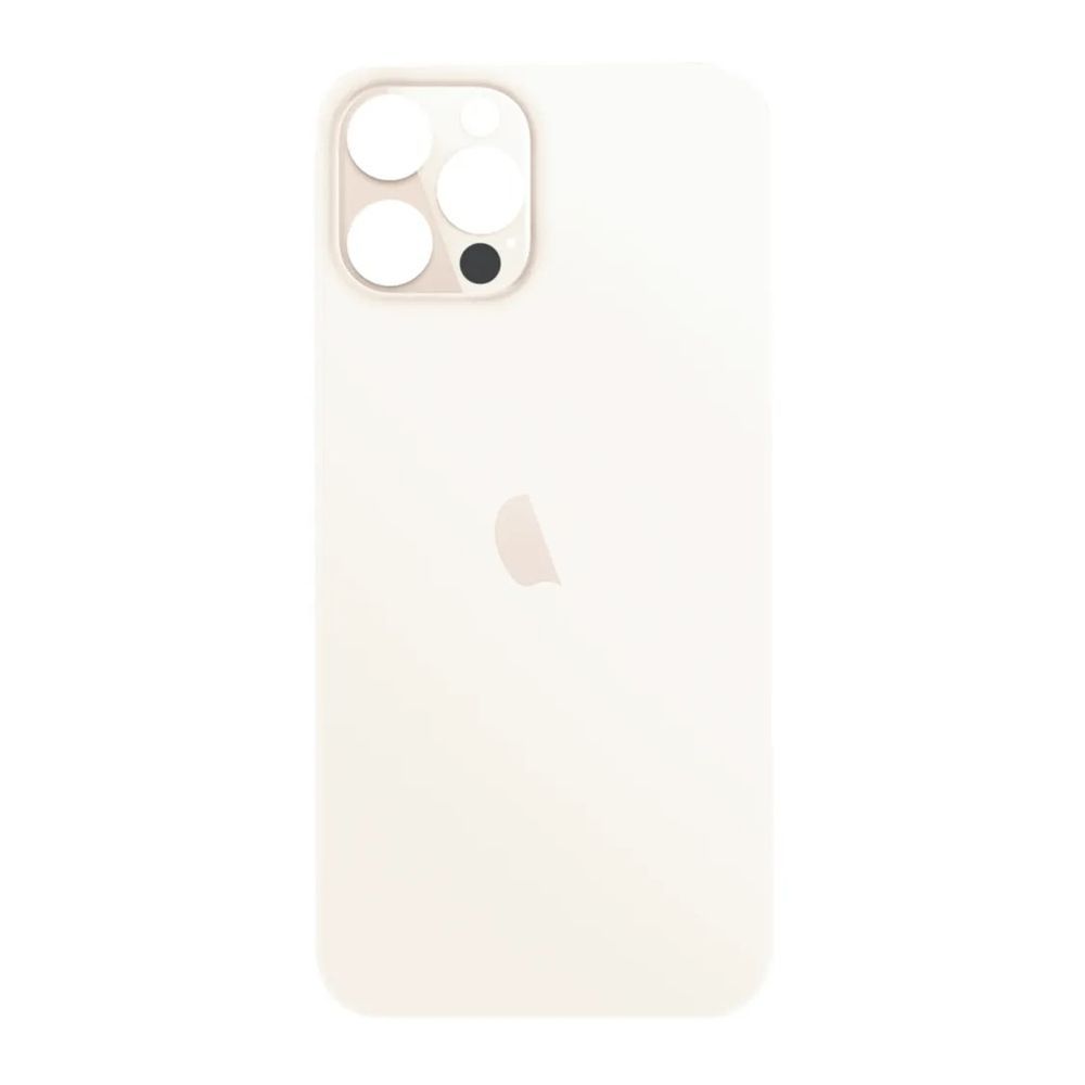 Задня кришка корпусу iPhone 12 Pro Max Gold (великий виріз під камеру), Original (China) 519541 фото