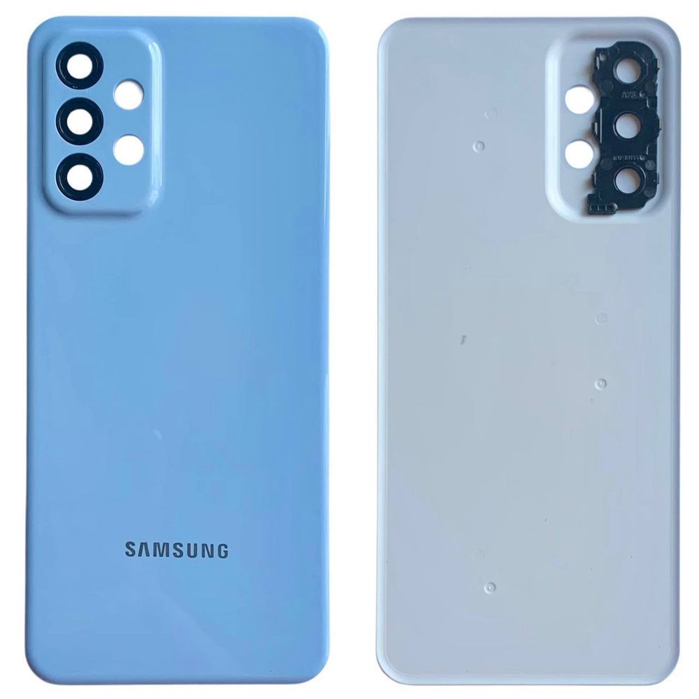 Задня кришка Samsung A235 Galaxy A23 2022 blue (зі склом камери) 6035 фото