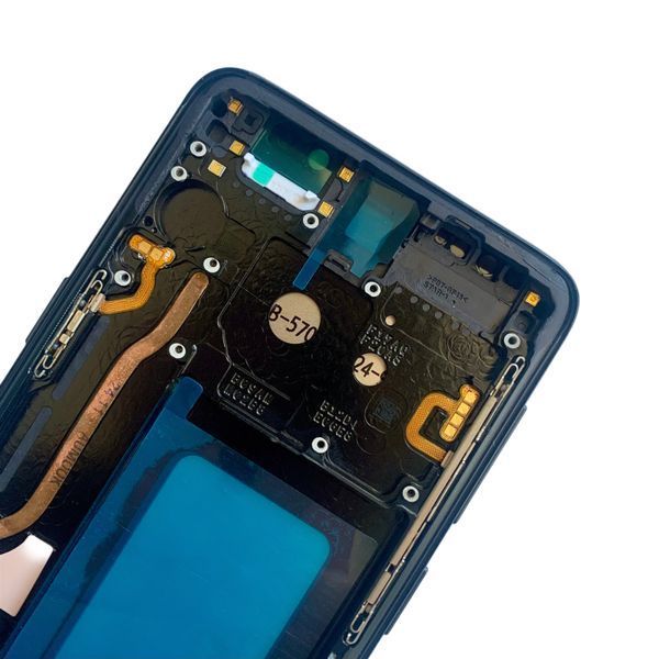 Дисплей для Samsung G960 Galaxy S9 з чорним тачскріном та корпусною рамкою, IPS (дисплей не заокруглений) 1405386 фото