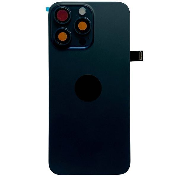 Задня кришка корпусу iPhone 15 Pro Max Blue (зі склом камери, MagSafe, NFC), Original (China) 648169 фото