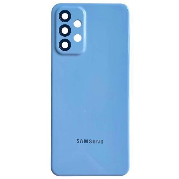 Задня кришка Samsung A235 Galaxy A23 2022 blue (зі склом камери) 6035 фото