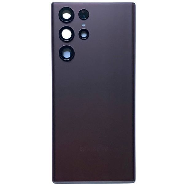 Задня кришка Samsung S908 Galaxy S22 Ultra 5G burgundy (зі склом камери) 1071200319 фото