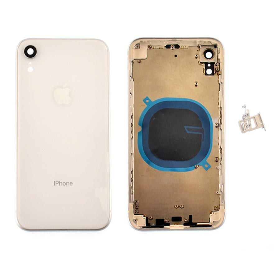 Корпус для iPhone XR White в зборі з тримачем SIM та кнопками, EU 110005 фото