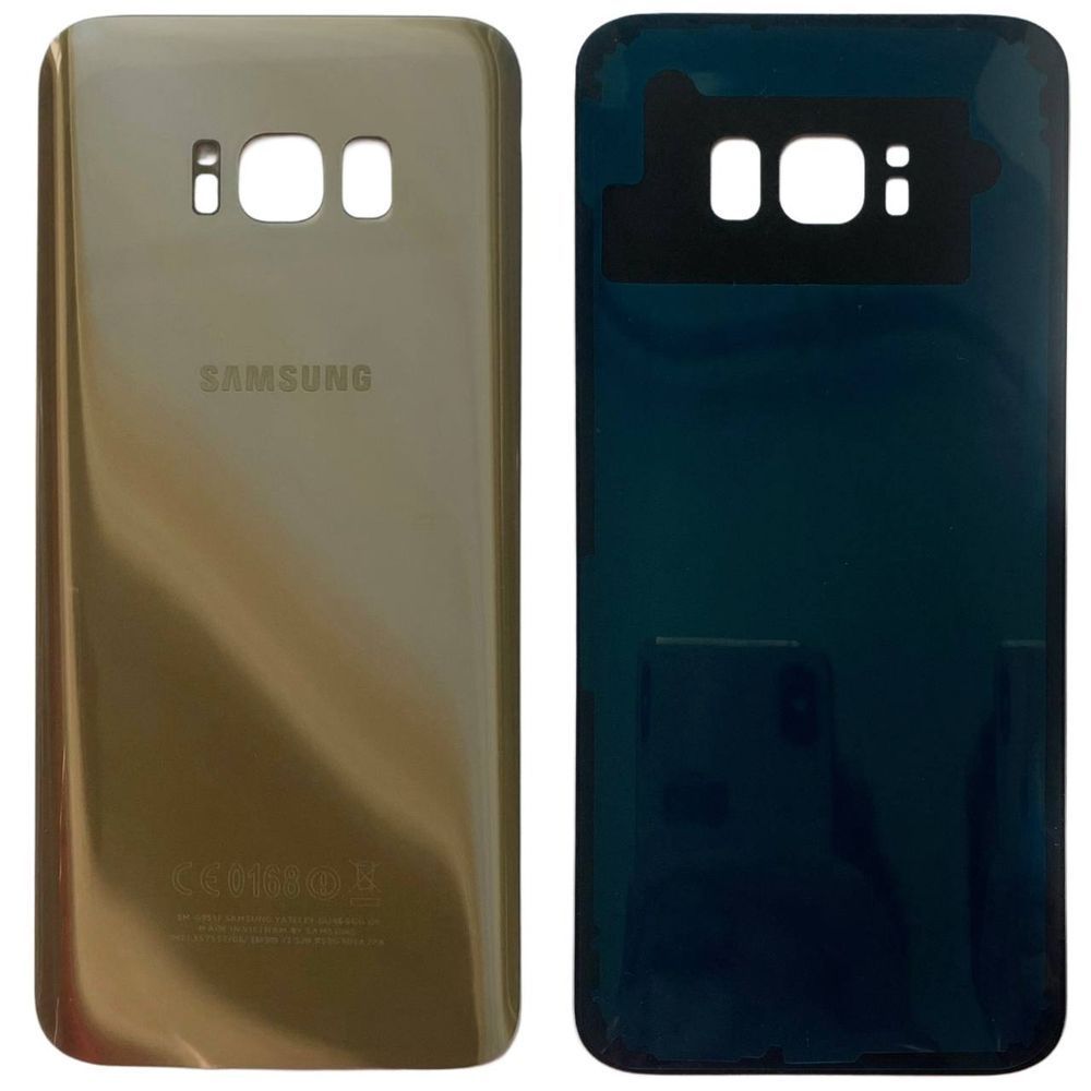 Задня кришка Samsung G955 Galaxy S8 Plus gold (без скла камери) 5722 фото