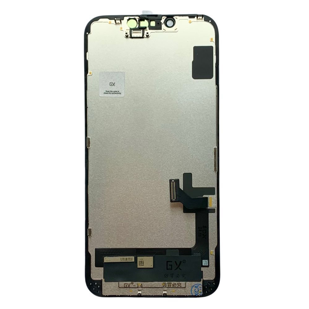 Дисплей для iPhone 14 з чорним тачскріном, GX OLED HARD 648109 фото