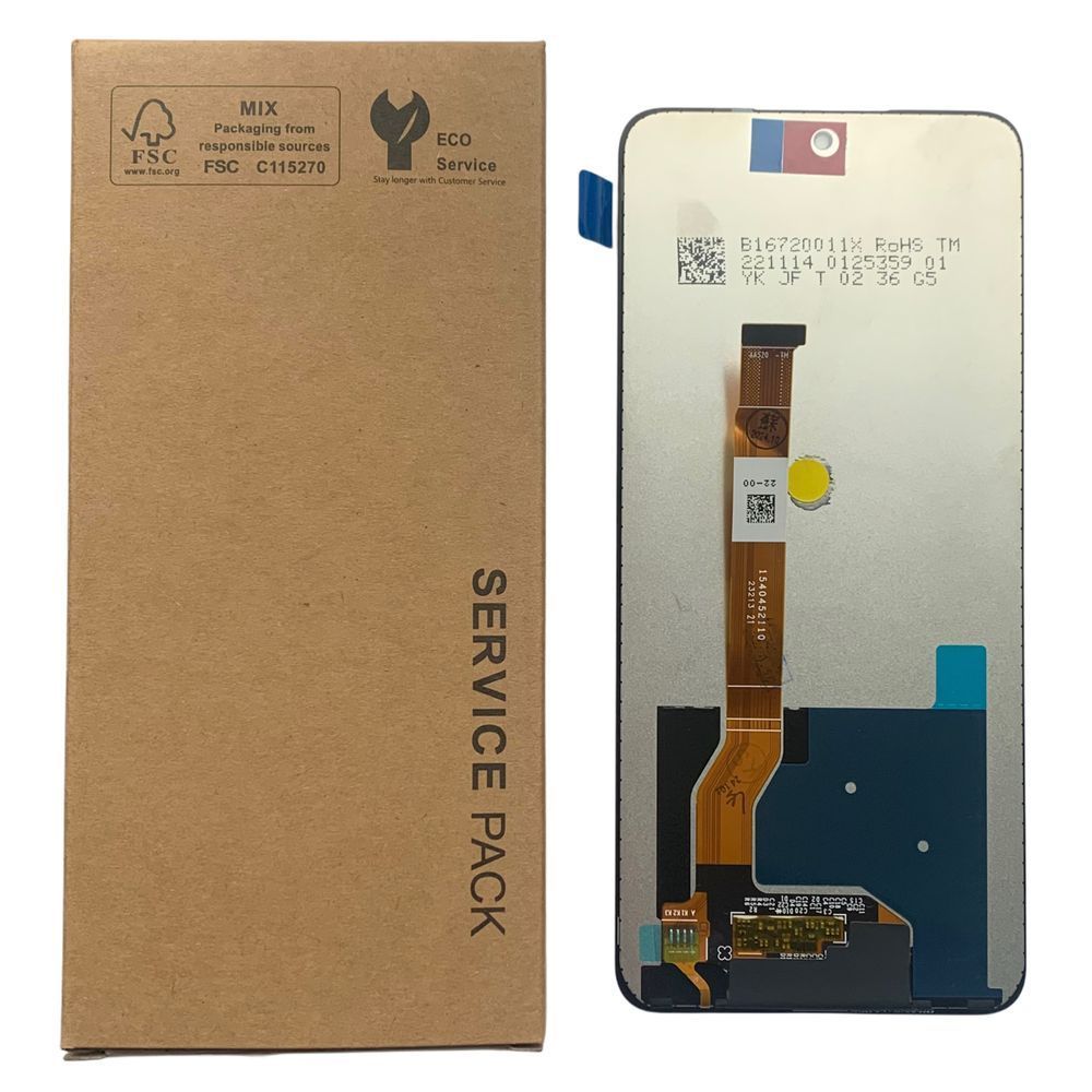 Дисплей для Realme C67 5G | Realme 12 5G | Realme 12X 5G | Realme 13 5G | Narzo 70X 5G з чорним тачскріном, Original (China) 8500885 фото