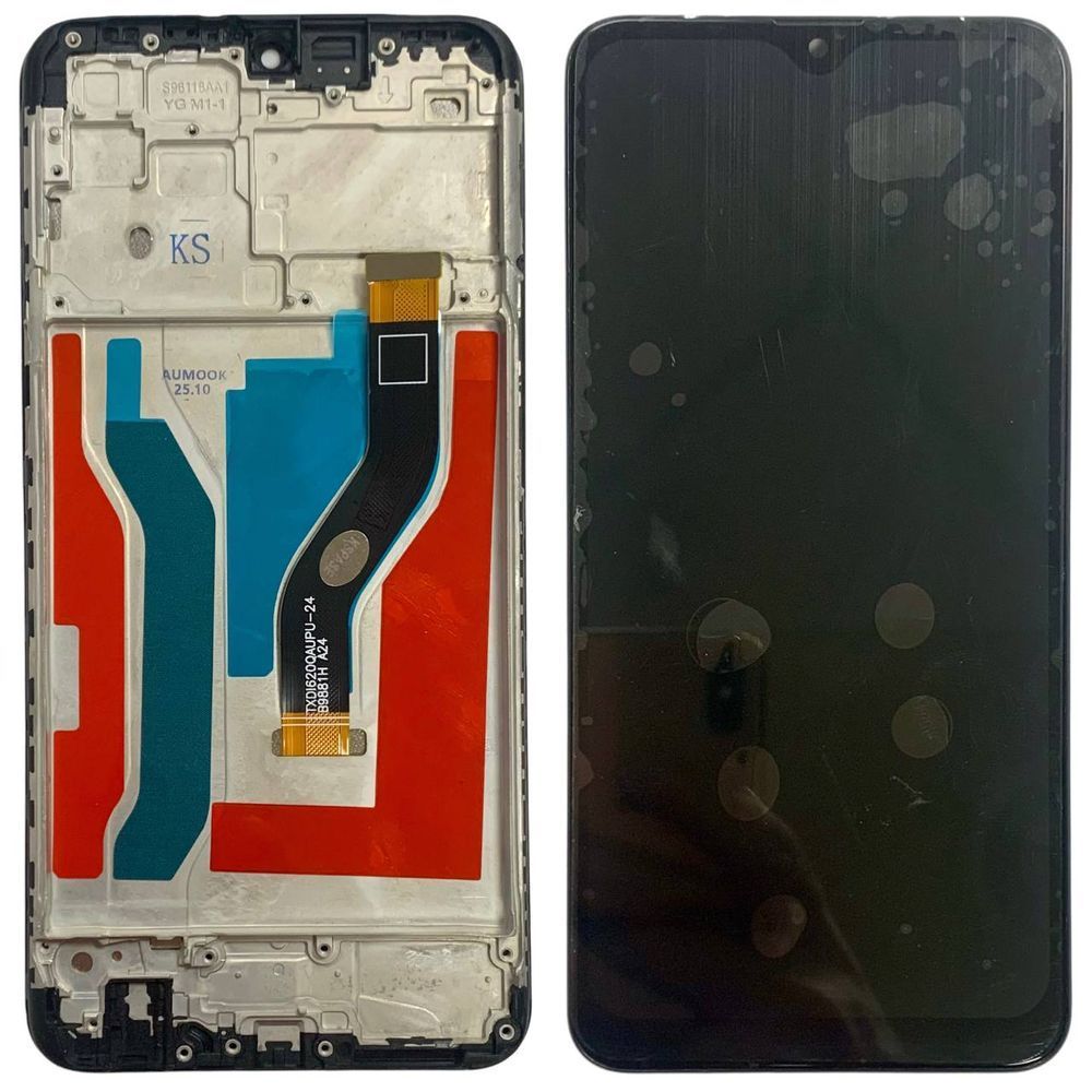 Дисплей для Samsung A107 Galaxy A10S 2019 з чорним тачскріном та корпусною рамкою, INCELL 1405359		 фото