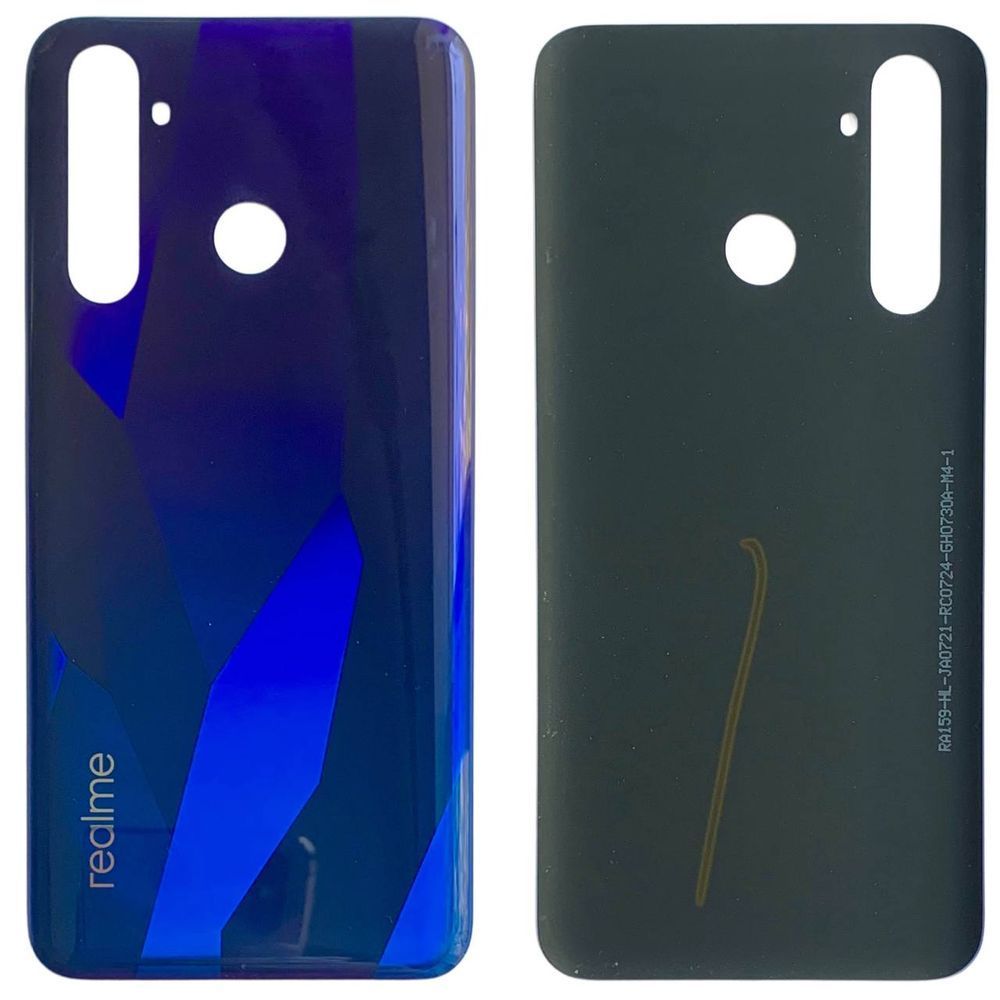 Задня кришка Realme 5 | Realme 5 Pro blue (без скла камери)  10714 фото