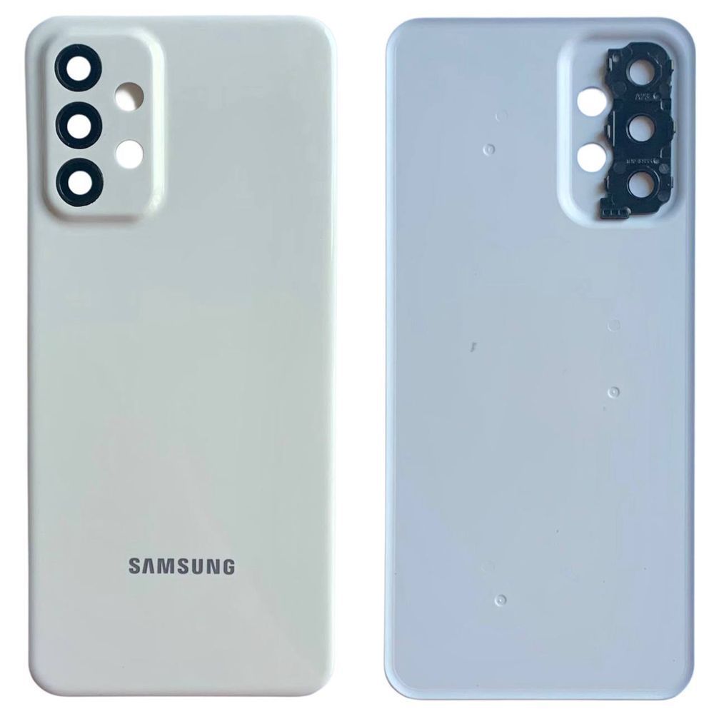 Задня кришка Samsung A235 Galaxy A23 2022 white (зі склом камери) 6036 фото