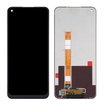 Дисплей для OPPO A55 5G | OPPO A53s 5G | OPPO A56 5G з чорним тачскріном, Original (PRC) 812822 фото