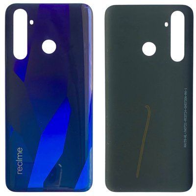 Задня кришка Realme 5 | Realme 5 Pro blue (без скла камери)  10714 фото