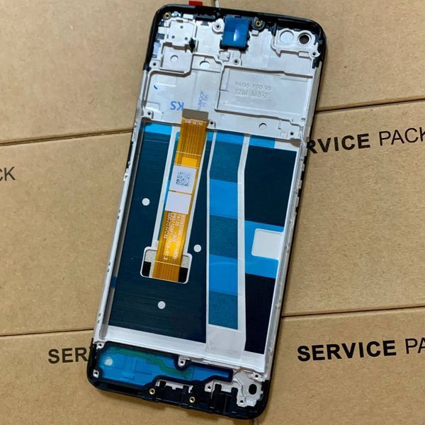 Дисплей для OPPO A52 (CPH2061, CPH2069, PADM00, PDAM10) з чорним тачскріном та корпусною рамкою, Original (PRC) 9154381 фото