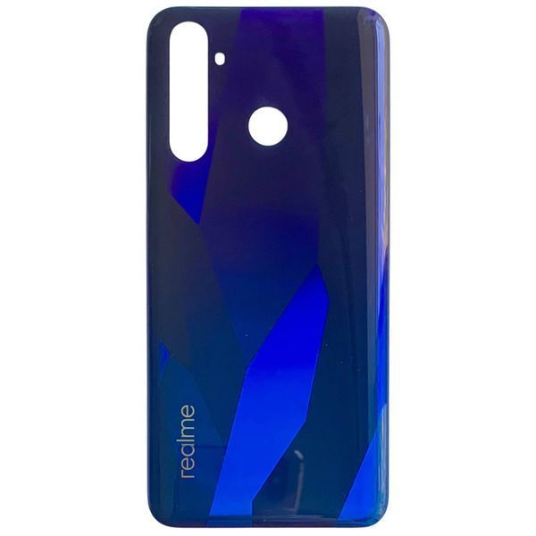 Задня кришка Realme 5 | Realme 5 Pro blue (без скла камери)  10714 фото