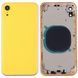 Корпус для iPhone XR Yellow в зборі з тримачем SIM та кнопками, EU 110009 фото