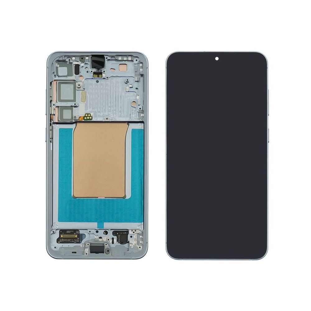 Дисплей для Samsung S936 Galaxy S25 Plus (5G) (2025) з чорним тачскрином та Icy Blue корпусною рамкою GH82-36368C Original 49673 фото