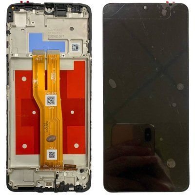 Дисплей для Samsung A075 Galaxy A07 2025 з чорним тачскріном та корпусною рамкою, Original (China) 83390		 фото
