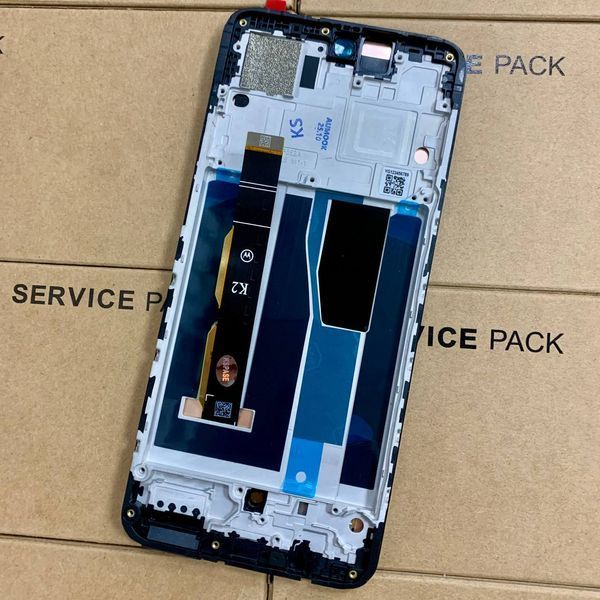Дисплей для Motorola Moto G84 (XT2347 | XT2347-2) з чорним тачскріном та корпусною рамкою, INCELL 101282 фото