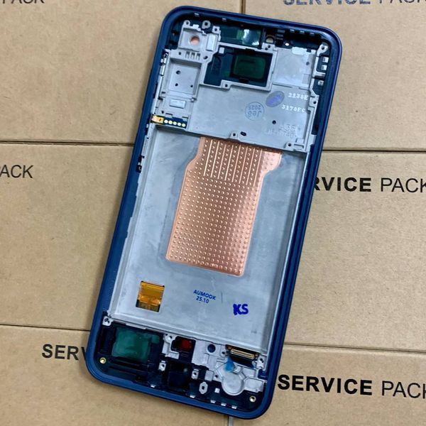 Дисплей для Samsung A356 Galaxy A35 5G з чорним тачскріном та корпусною рамкою, Original (China) 9840342 фото