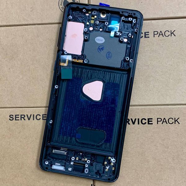 Дисплей для Samsung G996 Galaxy S21 Plus з чорним тачскріном та корпусною рамкою, OLED 1405367 фото