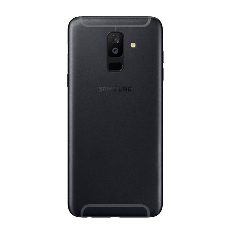 Задня кришка Samsung A605 Galaxy A6 Plus Dual 2018 black (зі склом камери)  5956 фото