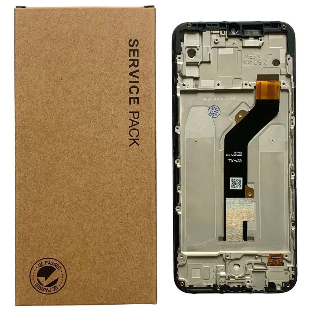 Дисплей для Tecno Spark 6 Go з чорним тачскріном та корпусною рамкою, Original (China) 555713 фото