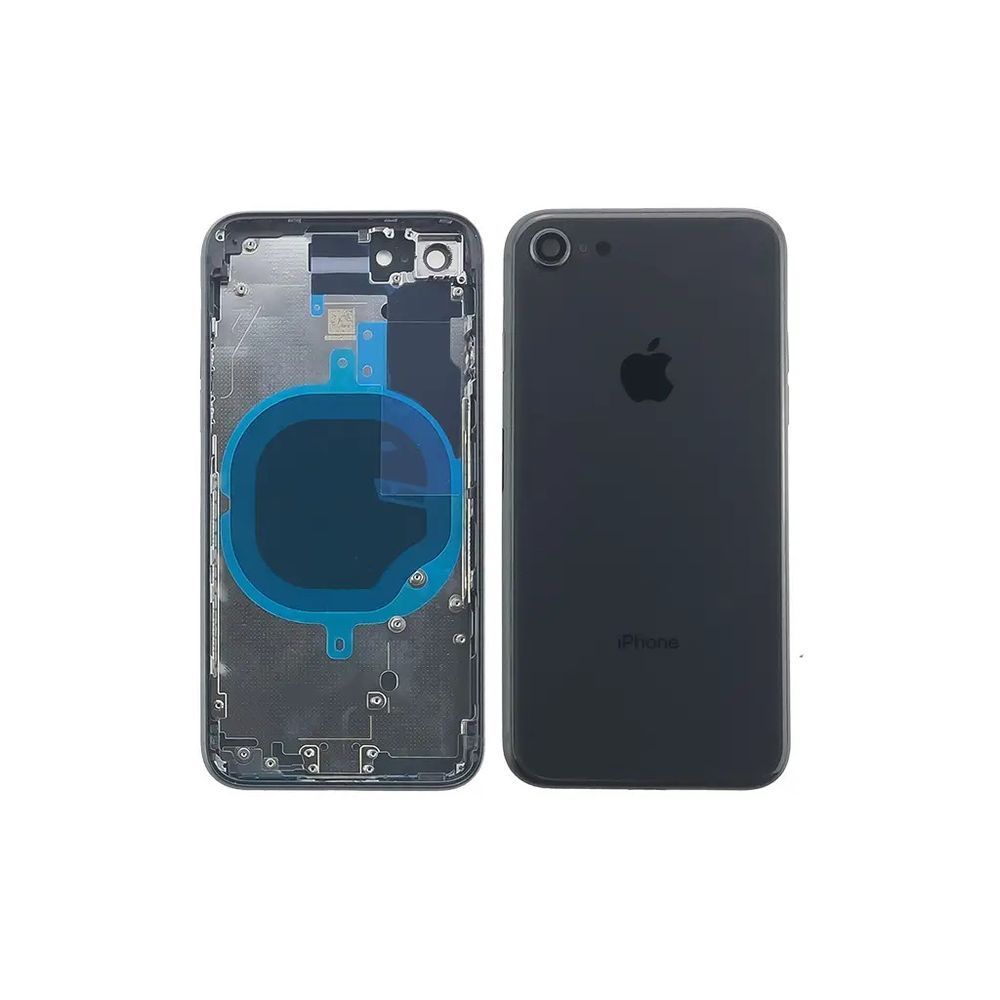 Корпус для iPhone 8 Black в зборі з тримачем SIM та кнопками, EU 0704895 фото